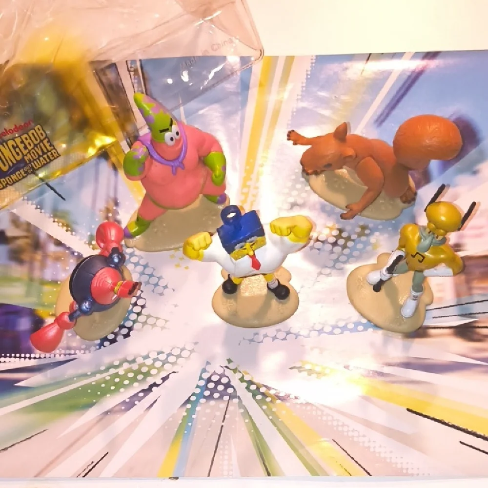SpongeBob SquarePants Movie 7 Piece Toy Set
